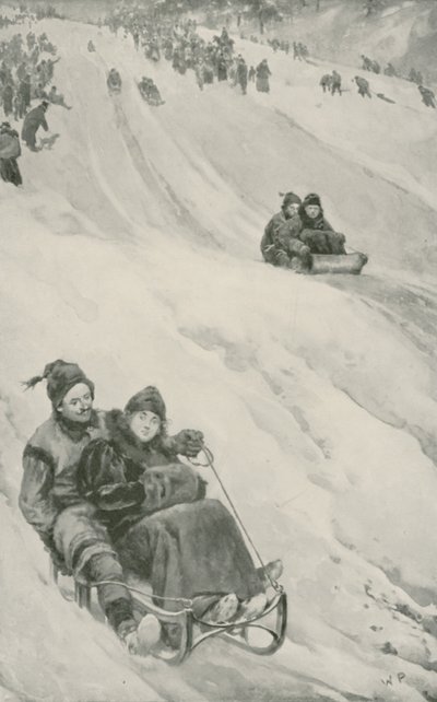 Eine Rodelbahn in Kanada von Walter Stanley Paget