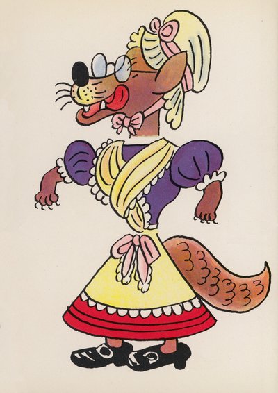 Figuren aus Kinderbüchern: Der böse Wolf von Walter Trier