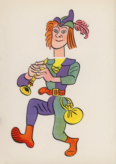 Figuren aus Kinderbüchern: Rattenfänger von Walter Trier