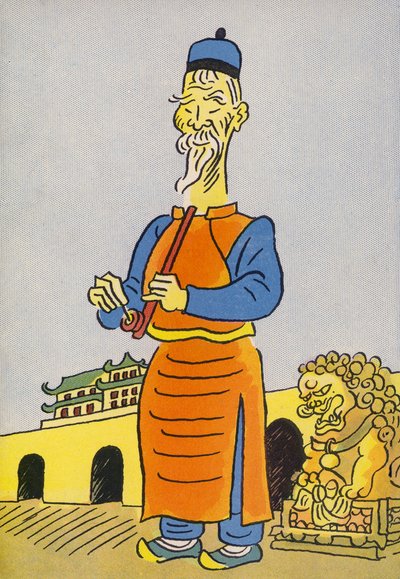 Walter Triers verrückte Kostüme: China von Walter Trier