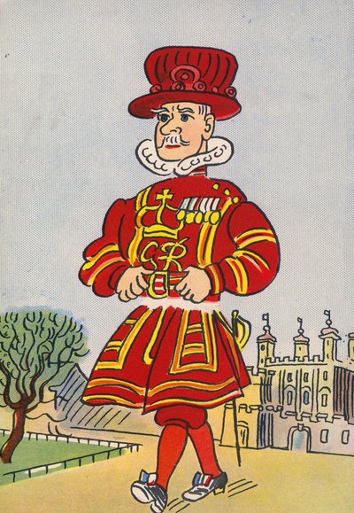 Walter Triers verrückte Kostüme: England, Beefeater von Walter Trier