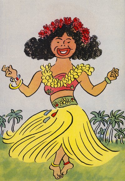 Walter Triers verrückte Kostüme: Hawaii von Walter Trier