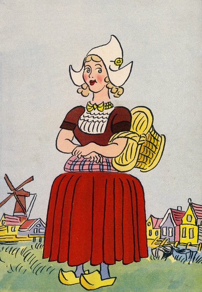Walter Triers verrückte Kostüme: Holland von Walter Trier
