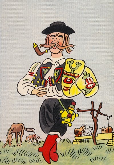 Walter Triers verrückte Kostüme: Ungarn von Walter Trier