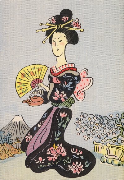 Walter Triers verrückte Kostüme: Japan von Walter Trier