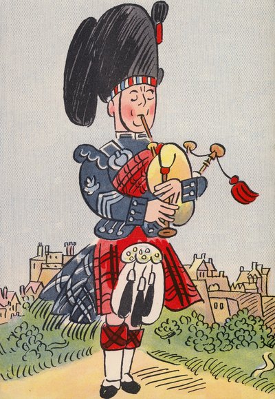 Walter Triers verrückte Kostüme: Schottland von Walter Trier