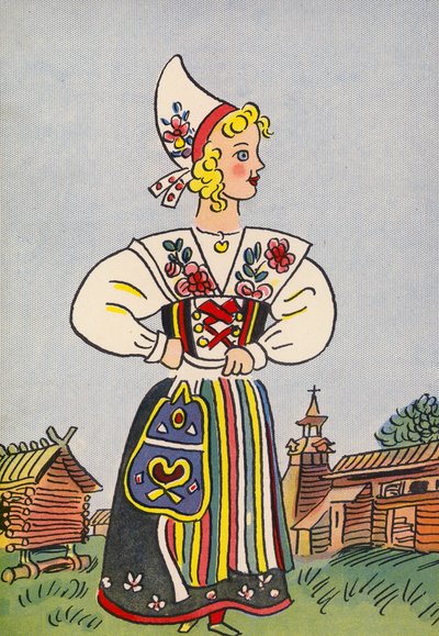 Walter Triers verrückte Kostüme: Schweden von Walter Trier