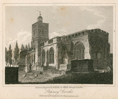Stepney Kirche, London von Walter Wallis