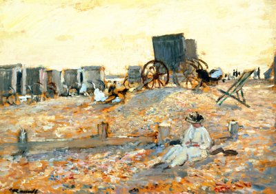 Strandszene von Walter Westley Russell