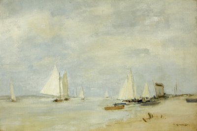 Yachten im Schnitt von Walter Westley Russell
