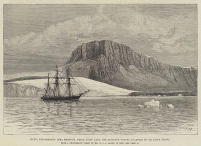 Arktische Erkundung, Eira-Hafen, Franz-Josef-Land, die vermeintlichen Winterquartiere von Mr. Leigh Smith von Walter William May