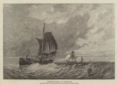 Heimwärts, in der Ausstellung des Instituts der Aquarellmaler von Walter William May