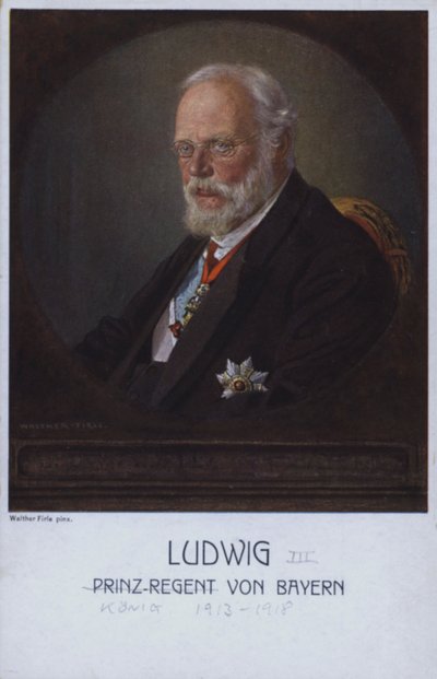 Ludwig III., letzter König von Bayern, als Prinzregent von Walther Firle