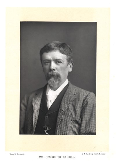 George Du Maurier, britischer Schriftsteller und Künstler, ca. 1895 von WandD Downey