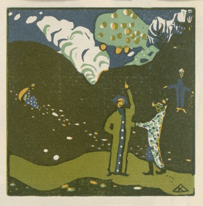Apfelbaum (Blatt 39 aus: „Klänge“) von Wassily Kandinsky