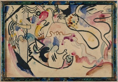 Aquarell Nr. 8 „Jüngster Tag“ von Wassily Kandinsky
