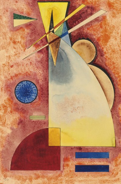 "Entrelacement" (Ineinander) Aquarell von Vassily Kandinsky von Wassily Kandinsky