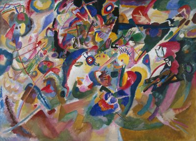Entwurf 3 zu „Komposition VII“ von Wassily Kandinsky