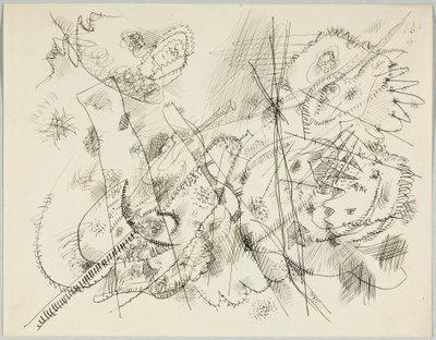 Entwurf für eine Radierung von Wassily Kandinsky