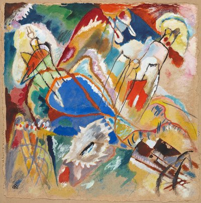 Entwurf zu „Improvisation 30 (Kanonen)“ von Wassily Kandinsky