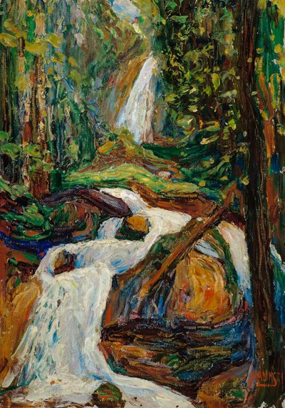 Kochel - Wasserfall I von Wassily Kandinsky