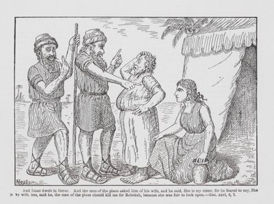 Eine von Watson Hestons alttestamentlichen Geschichten komisch illustriert von Watson Heston