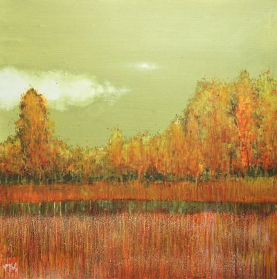 Herbstsumpf-Reflexion von Wayne Sleeth