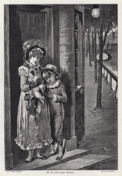 Die Grubentür, Frühe Ankünfte von Weedon Grossmith