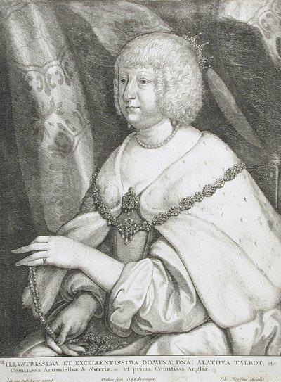 Althea Talbot, Lady Arundel von Wenceslaus Hollar