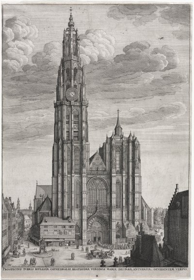 Kathedrale von Antwerpen von Wenceslaus Hollar