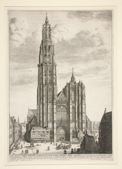 Kathedrale von Antwerpen von Wenceslaus Hollar