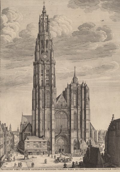 Kathedrale von Antwerpen von Wenceslaus Hollar