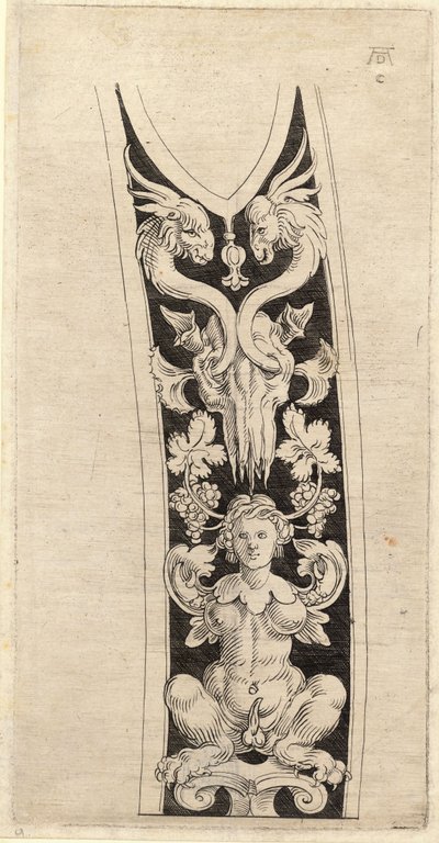Entwurf für eine Scheide, nach einer Zeichnung von Albrecht Dürer von Wenceslaus Hollar