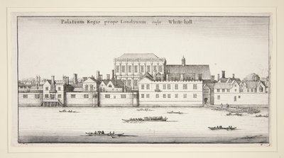 Vier Ansichten von Westminster, Lambeth und Whitehall aus der Serie Londoner Ansichten von Wenceslaus Hollar