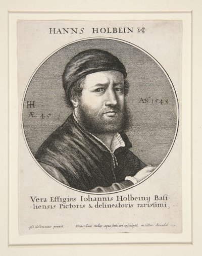 Hans Holbein der Jüngere (1497/8-1543) von Wenceslaus Hollar