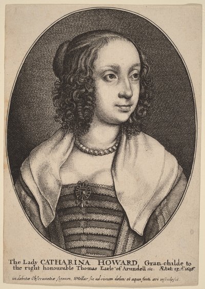 Lady Catherine Howard von Wenceslaus Hollar
