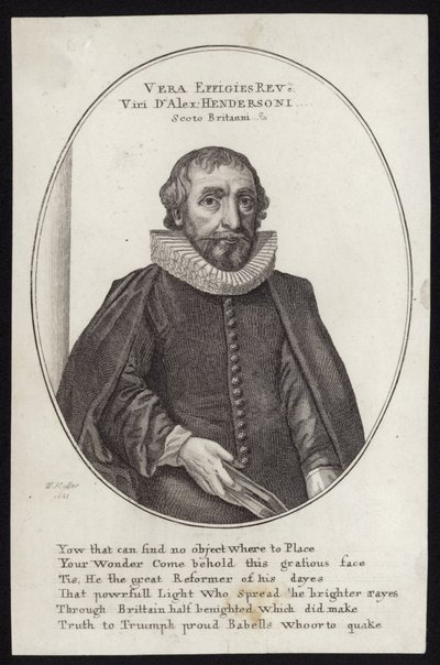 Reverend Alexander Henderson von Wenceslaus Hollar