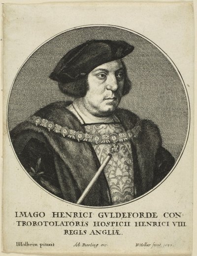 Sir Henry Guildford von Wenceslaus Hollar