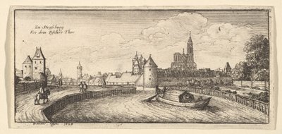 Straßburg, aus „Deutsche Ansichten“ von Wenceslaus Hollar
