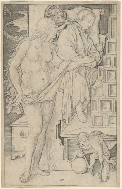 Der Traum des Arztes von Wenzel von Olmutz, after Albrecht Dürer