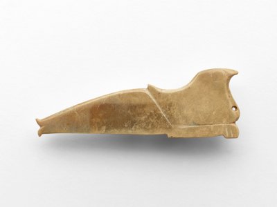 Anhänger in Form eines Vogels, ca. 1050-950 v. Chr. (Jade) von Western Zhou Dynasty Chinese School