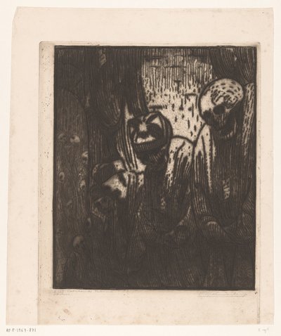 Katakombe, Palermo von Wijnand Otto Jan Nieuwenkamp (signed by artist)