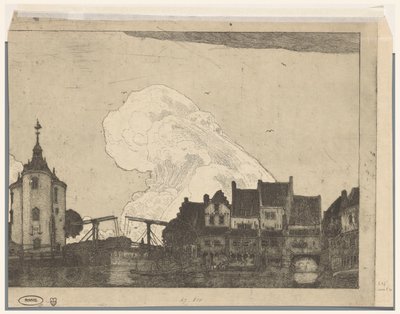 Hafen in Enkhuizen von Wijnand Otto Jan Nieuwenkamp (signed by artist)