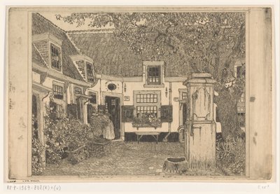 Hofje van Loo in Haarlem von Wijnand Otto Jan Nieuwenkamp
