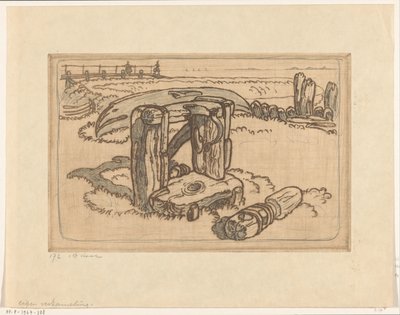 Holzkapstan auf einer Werft in Volendam von Wijnand Otto Jan Nieuwenkamp
