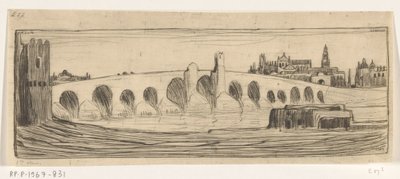 Römische Brücke über den Guadalquivir in Córdoba von Wijnand Otto Jan Nieuwenkamp