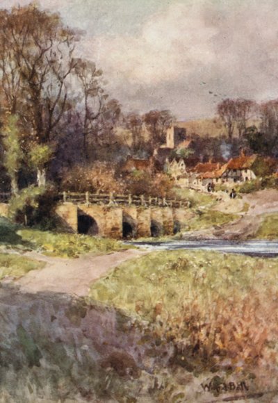 Ansicht des Dorfes Sutton von Wilfrid Williams Ball