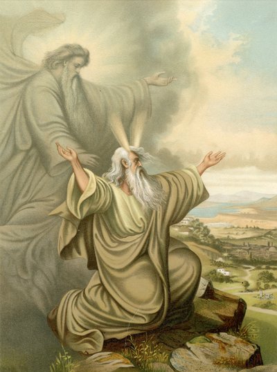 Der Herr zeigt Moses das Gelobte Land von Wilhelm Ebbinghaus