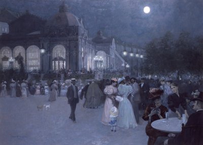 Abendkonzert im Stadtpark von Wilhelm Gause