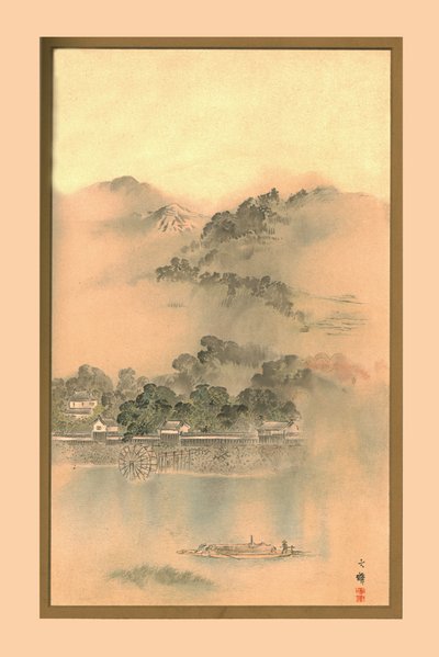 Ein Frühlingsmorgen am Fluss Yodo von Wilhelm Greve